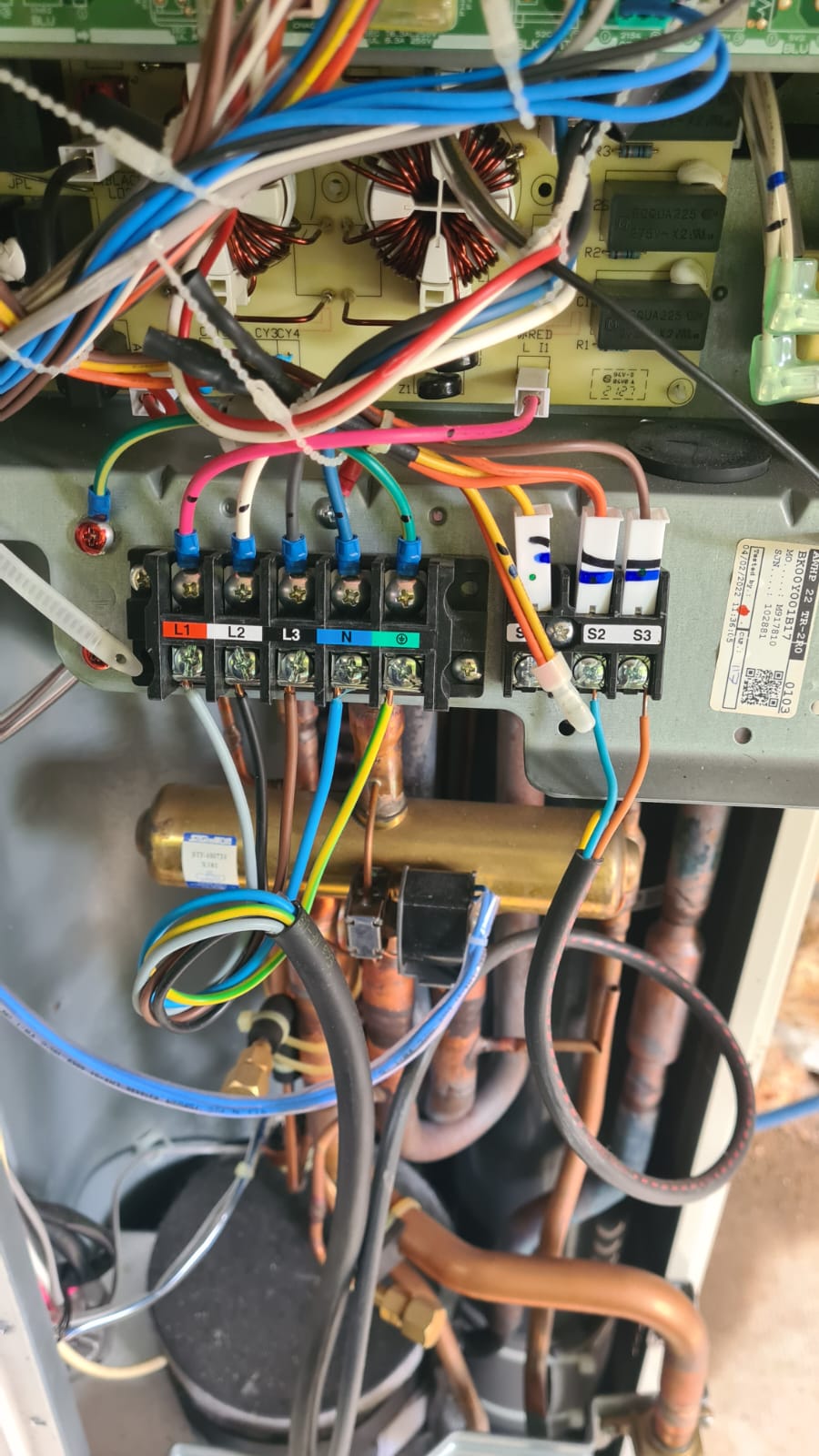 Pressurisation azote avant tirage au vide